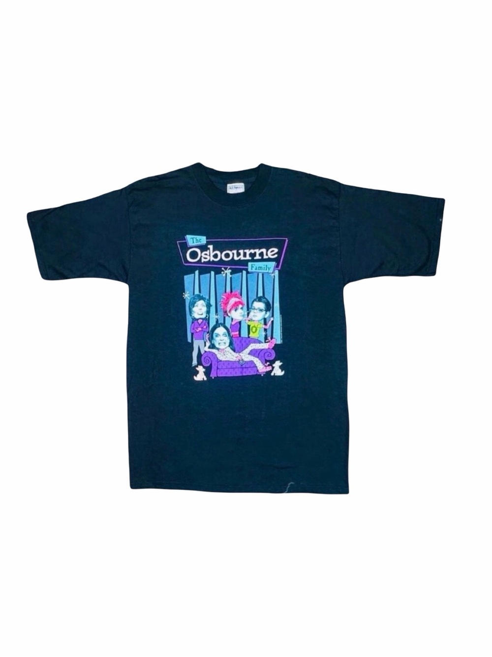 Vintage All Sport 2002 The Osbourne Family TV Promo Tee - Size Large